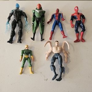 Marvel Spider Man Action Figures Set of 6